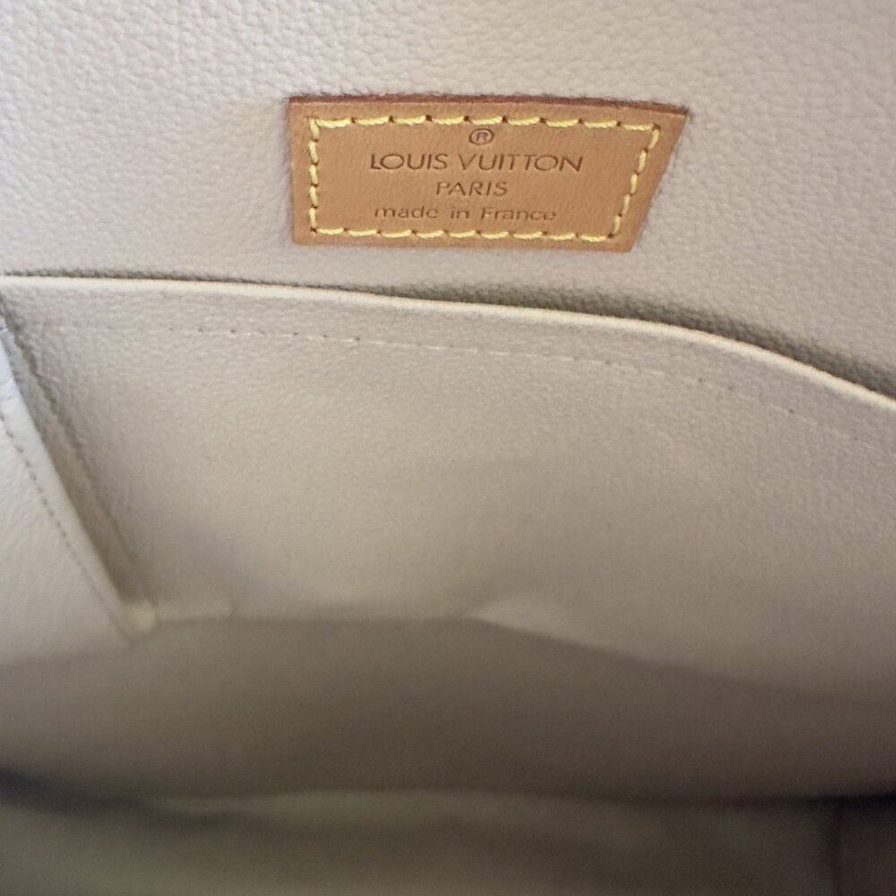 Louis Vuitton Sac Plat Canvas Monogram Handbag Tote - Authentic - Picture 3 of 13